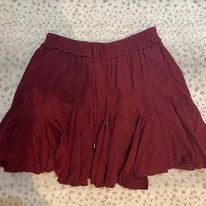 Maroon skirt